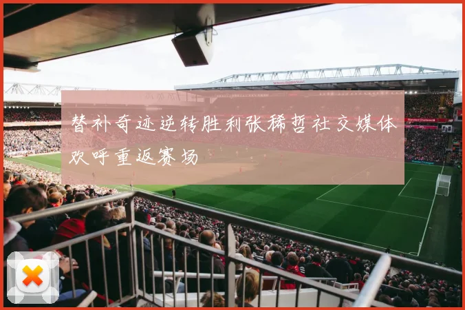 替补奇迹逆转胜利张稀哲社交媒体欢呼重返赛场